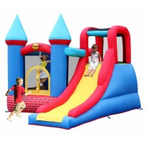 Saltea Gonflabila Castel cu Turnuri, 360 x 300 x 240 cm